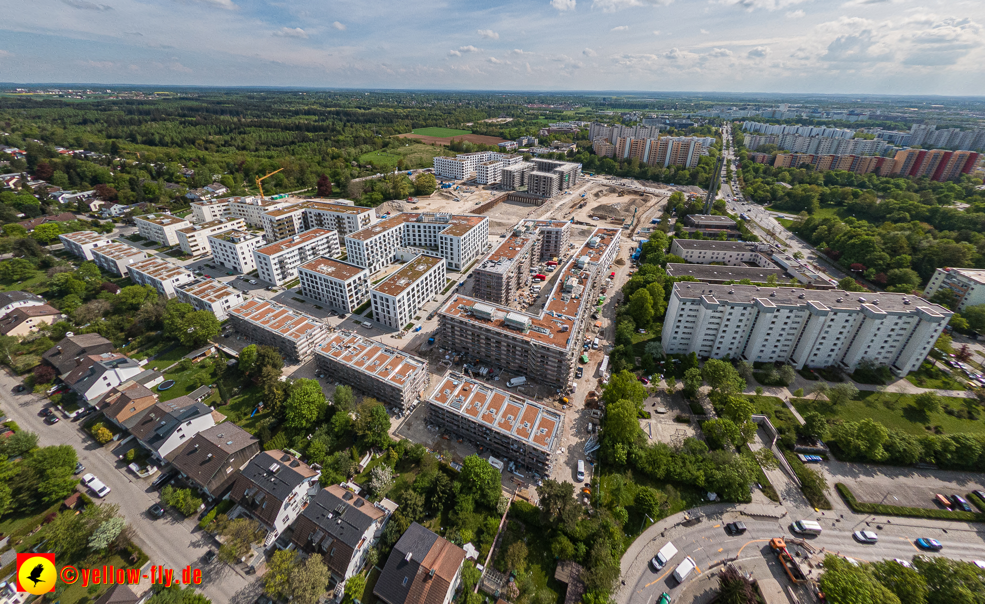 09.05.2023 - Baustelle Alexisquartier und Pandion Verde in Neuperlach